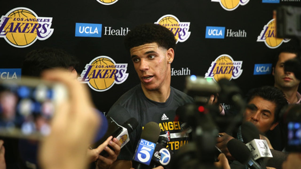 Lonzo Ball works out for Lakers, would love to be No. 2 pick
